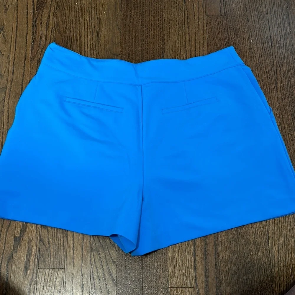 New York & Company Bright Blue High Waist Stretch Shorts XXL - Picture 7 of 8